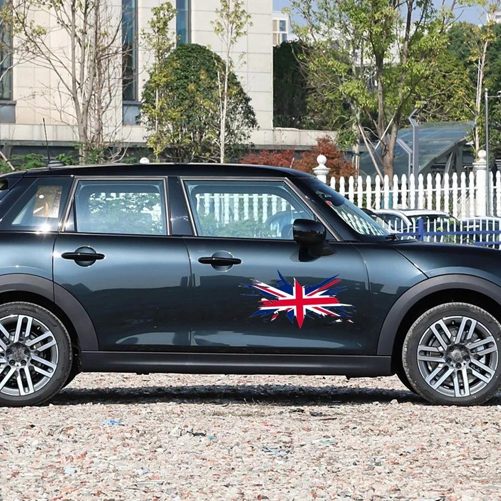 Car Body Side Stickers Union Jack Colour Flag Vinyl Decals For Mini Cooper S F56 F55 F57 R55 R56 R60 F60 R61 Auto Decoration