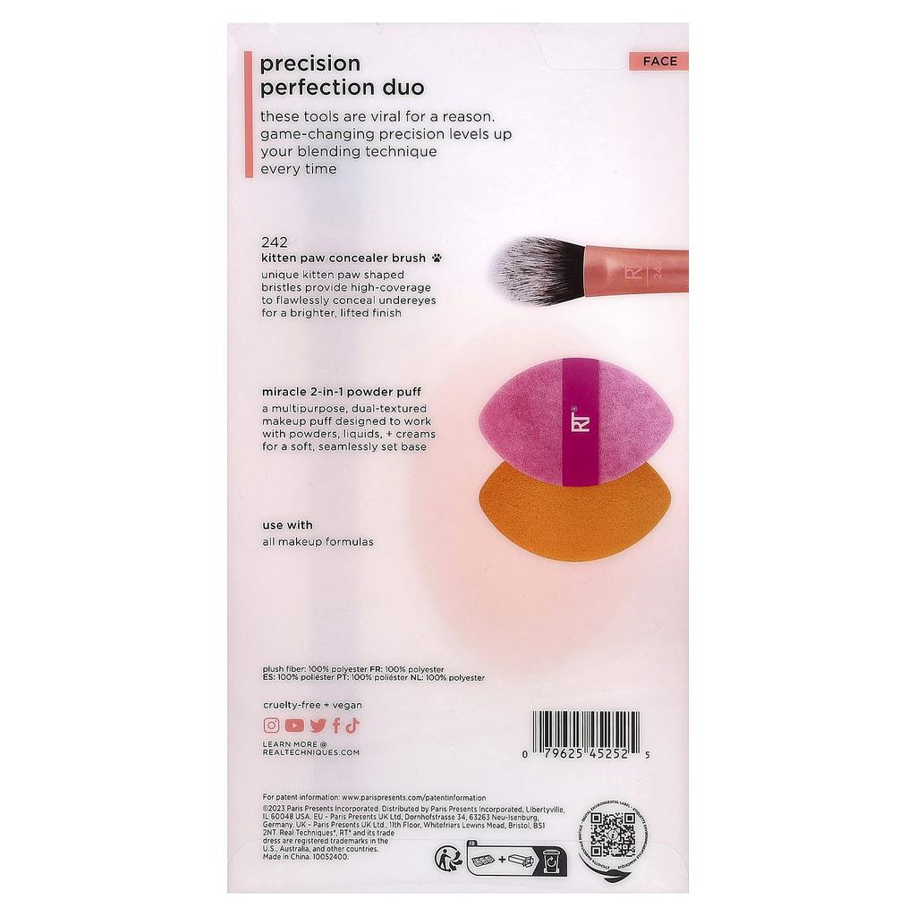 Real Techniques Precision Perfection Duo Face 2-piece set