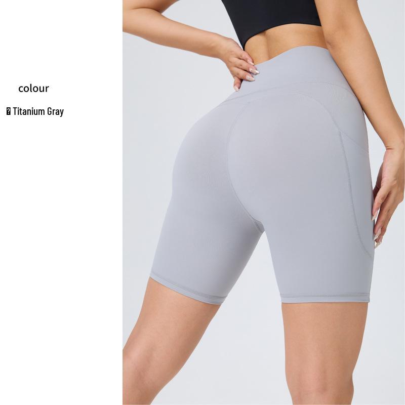 High-Waisted Quick-Dry Breathable Peach-Lift Yoga Shorts