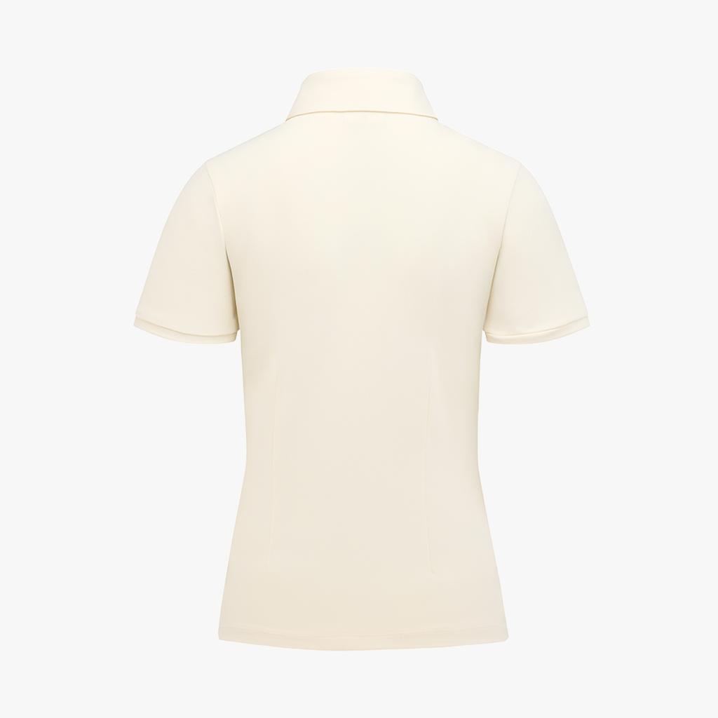 FAIRLIAR GOLF Silk Scarf Set T-Shirt (Cream)