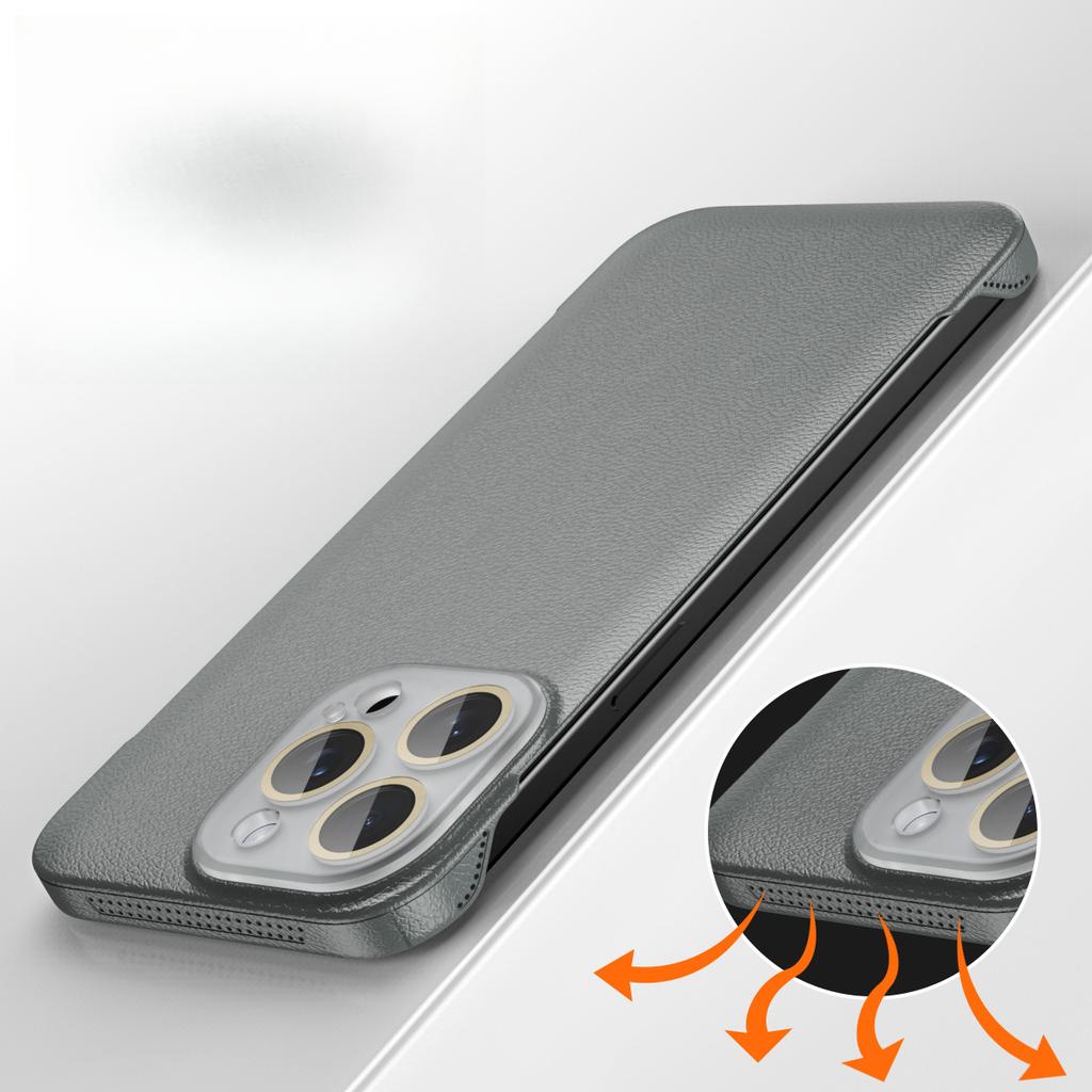 Suitable for The Bezel-less and Peel-textured IPhone Case of The IPhone 15, and The Ultra-thin Heat Dissipation of The IPhone 14promax