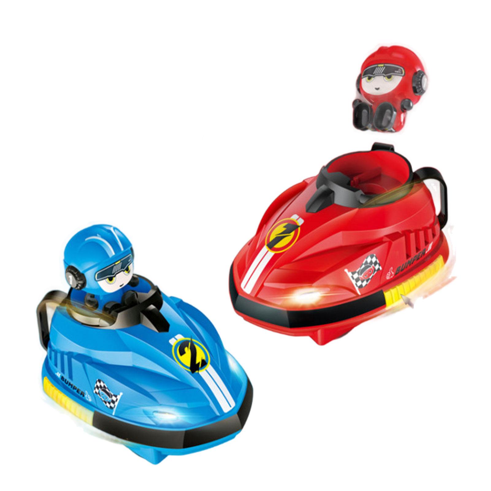 

Go Kart Bumper Car Adjustable Speed LED Lights Resist Drops And Impacts Childrens Two Person Toy Car