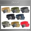 [Buzz Selection] Belt with Plate Buckle, Casual, Lightweight, Simple, Comfortable, Outdoor, Stylish, Men's LBT823 (Dark Gray)