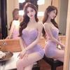 Built-in Padding Mini Dress: Pure Desire Style, Sexy Low-Cut, Spaghetti Strap, Ruched, Flaw-Covering, Slimming Bodycon Short Skirt