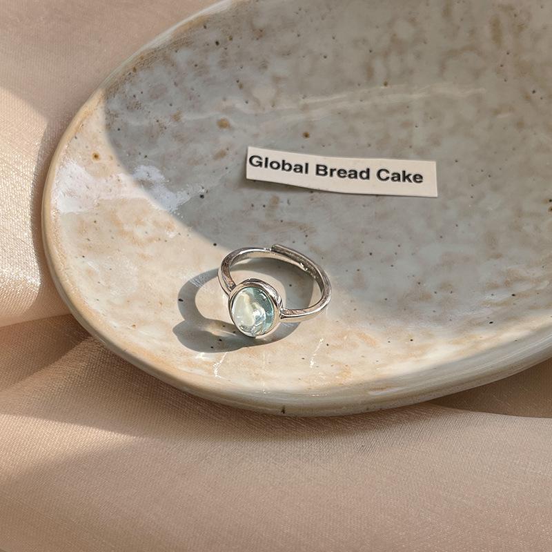 Koreanisches Zirkon-Liebesring-Set – luxuriöse, schlichte Statement-Ringe für einen vielseitigen Stil