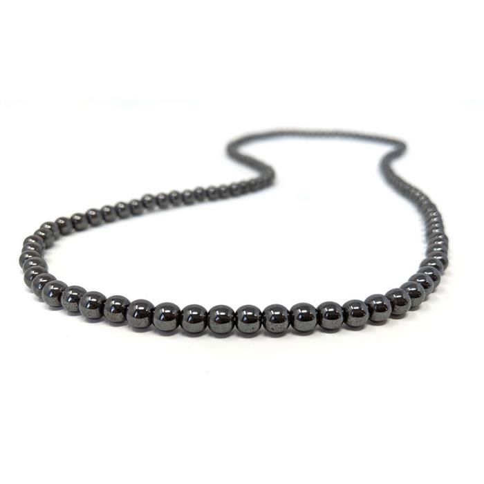 

Кольє - SHOP-STORY - Регенерація з гематиту - Колір сірий - Перлина 6 мм - Унісекс