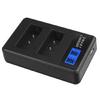 LP E17 LCD Screen Battery Charger, Dual Channel for  EOS Rebel T6i 750D