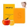 1-3x Barra de Sabão de Caqui Swarva Controle de Odor Corporal Sabonete Desodorante para Homens e Mulheres