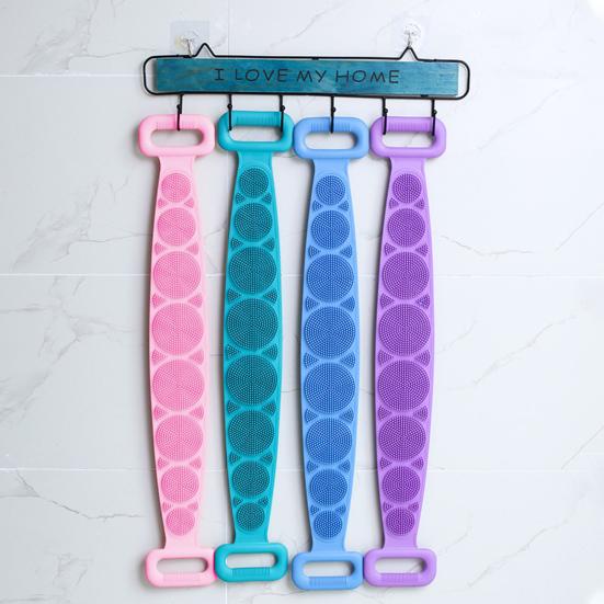 Silicone Back Scrubber Easy To Clean 5Mm Thick Design Double-Sided