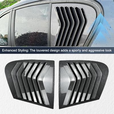 2pcs Rear Side Window Trim Spoiler for BMW 1 Series F20 118i 120i Hatchback 2011- Window Shutter Cover Louver Air Vents