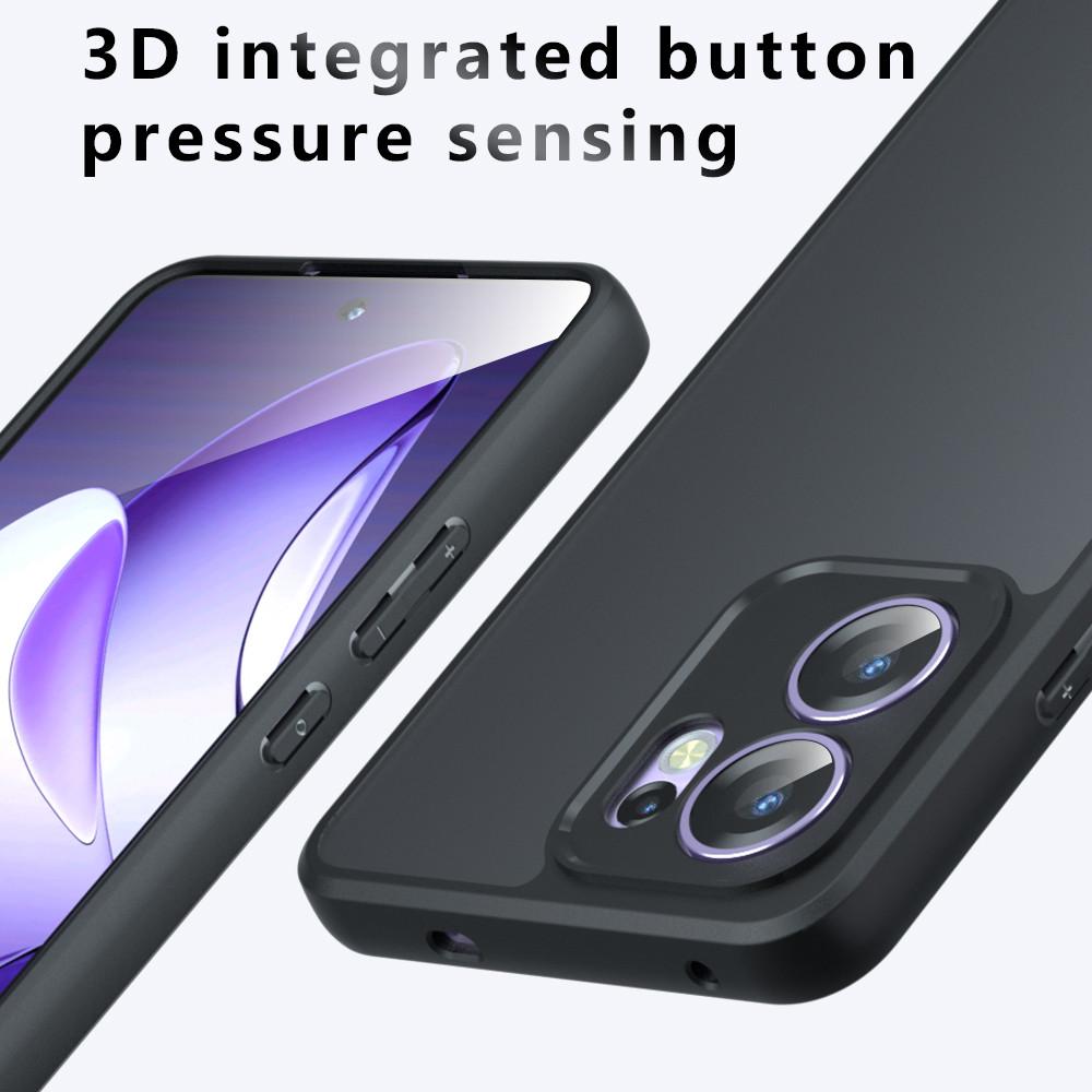 Reno13F Luxury Armor Matte Phone Case For OPPO Reno 13 12 11 Reno 13 12 11 Pro 13F 12F 11F Clear Acrylic Shockproof Back Cover