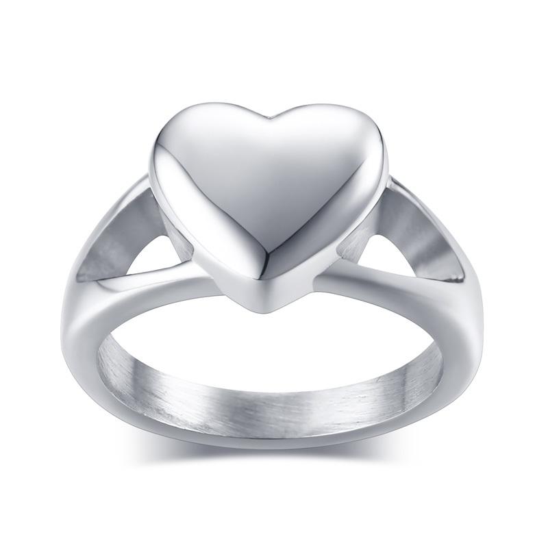 Anillo Sello Personalizado para Mujer, Anillo Grueso Redondo con Sello de Inicial, Acero Inoxidable Punk Moda Genuina Joyería Regalo Para Chicas