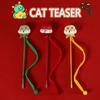 Plush Interactive Cats Teaser Portable Snake Tassel Cat Stick Cat Teaser Wand  Relieve Boredom