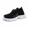 Summer new sports and leisure shoes mesh breathable low-top thick-soled non-slip heightening lace-up shock-absorbing single shoes