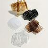 11 Teeth Simple Hair Clip Combs Plastic Hair Accessories Vintage Weaving Hairpins  Girls