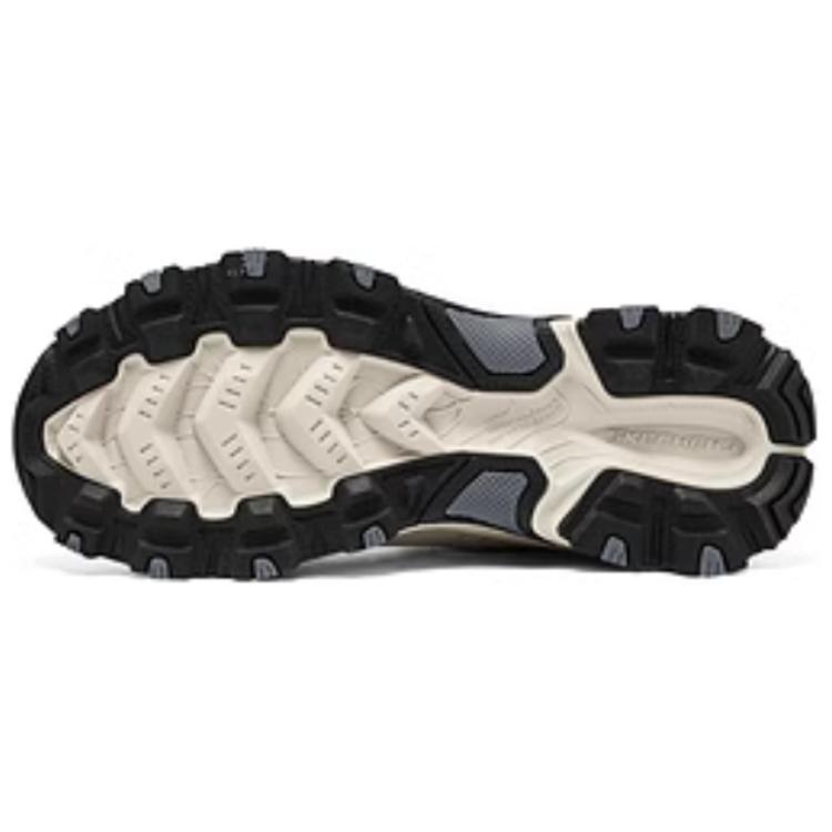Skechers Stamina At Men Off White Low Top Hiking Shoes Mountain Style Lightweight Cushioning Stable Versatile 237692-NAT