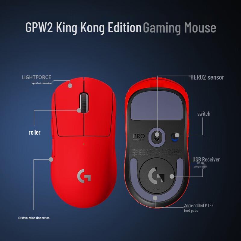 Logitech GPW 2 LIGHTSPEED Wireless Gaming Mouse