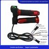 Four-Light Rice Grain Electric Bike Throttle Grip with Switch & Voltage Display; Three-Speed I-II-III 23.