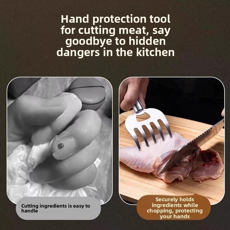 Multifunctional Bear Claw Meat Splitter Chicken Beef Meat Splitter Barbecue Kitchen Food Fork Splitter Meat Cutter