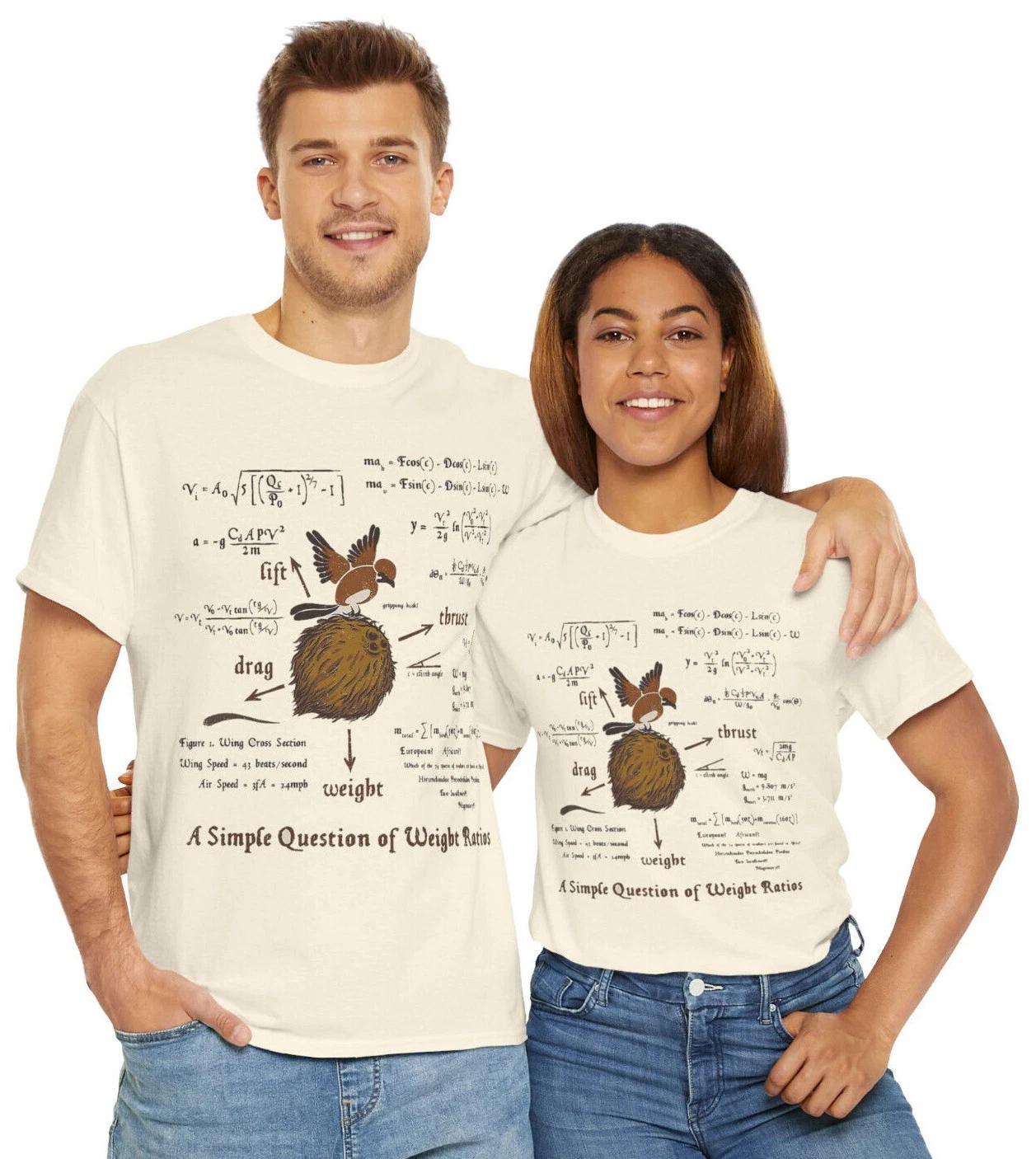 Men s and Women s T-shirts A Simple Question of Weight Ratios Essential XL