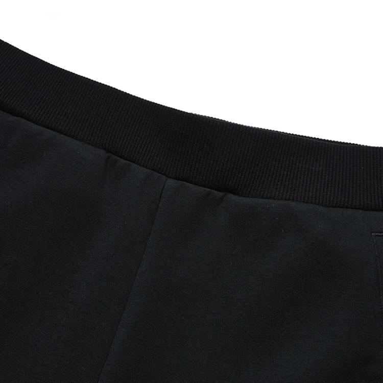 FILA Rhinestone Logo Knitted Casual Jogger Pants Women Bottoms Black F51W248653F-BK