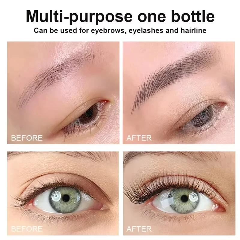 Augenbrauenwachstumsserum Wimpern Haarwachstum Anti Haarausfall Produkt Kahlheit Vorbeugen Voller Dicker Verlängernd Augenbrauen Make-up