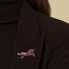 Horse Brooch Fairy Tale Style Flower Heart Decoration Pin Coats Sweaters Bags Badge Fashion Accessories