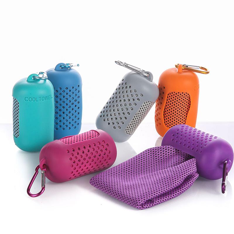 Sommer Kalt Sport Outdoor Eis Fitness Eis Schnell Trocknend Kühl Handtuch