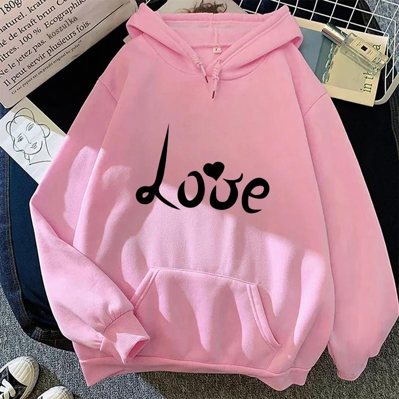 New Womens Hoodies Casual Printing Sweatshirts Outdoors Sports Jogging Woman Clothing Autumn Winter Fashion Street Sportswear
