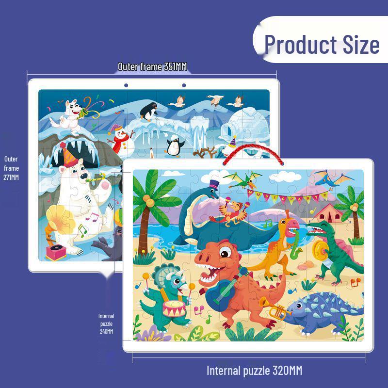 

Нэчжа против. Король-дракон 2: Большой магнитный пазл из 200 деталей для детей (Возраст 5-12 лет)