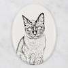 Tonkinese Cat – Commemorative plaque with a cat photo, tombstone with a print | Art-Dog