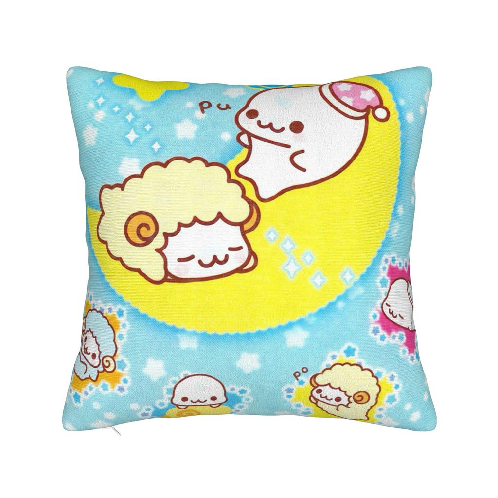 CUTE M-Mamegoma Seal Anime Pillow Case Design Pillow Cover Morden Pillowcases For Sofa Bedroom Home Decor