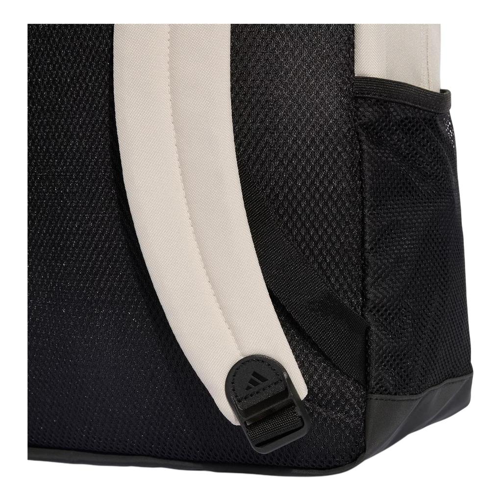 Adidas Recycled Polyester Backpack Unisex Beige & Black Adidas JZ4792