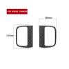 Carbon Fiber Middle Air Vent Outlet Frame Cover Trim For Dodge Charger 2015-