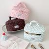 Large Capacity Cosmetic Storage Bag with Handle Makeup Pouch Durable Makeup Bag  Women