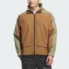 Adidas FW24 M Tran Jacket Series Water-Resistant Sports Casual Jacket Men Jackets Desert-Brown JM9153