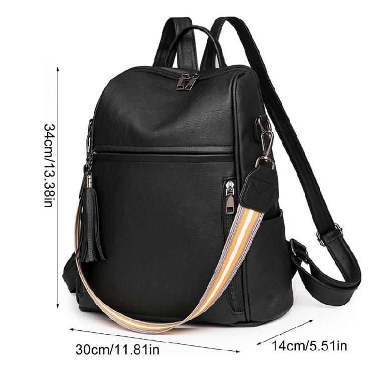 Women PU City Backpack Student School Bookbags Large Capacity Travel Backpacks