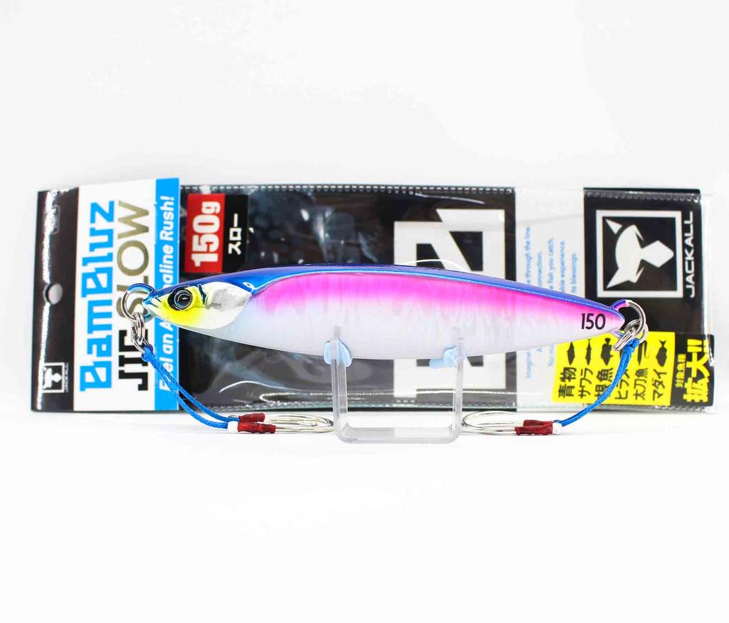Jackall Metal Jig Bambluz Slow 150 Grams Sexy Blue Pink (8190)