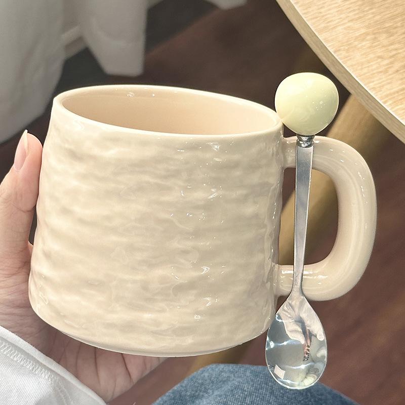 Mug Ceramic Household Water Cup Office Coffee Cup High Value Cup Souvenir Birthday Gift Breakfast Cup