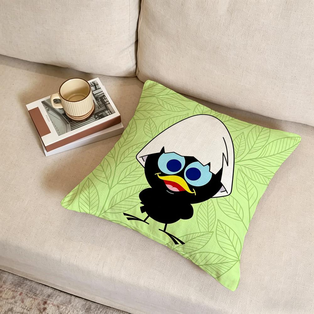 Cushion Cover fabric soft furnishingPillowcase cushion cover sofa pillow home decoration ACartoon Calimero Fun