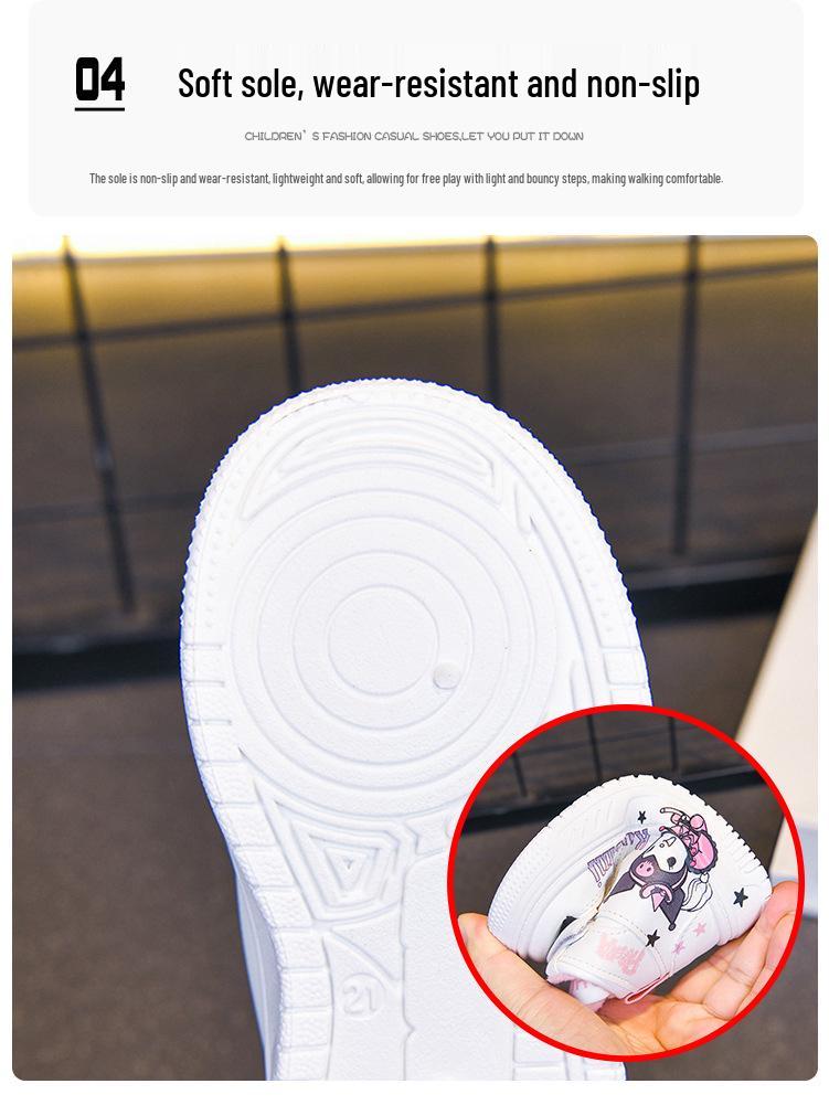 2025 Kinder High-Top Sportschuhe: Herbst/Winter Stil für Jungen, Cartoon-Leder für Mädchen, Bequeme Freizeitsneaker mit weicher Sohle