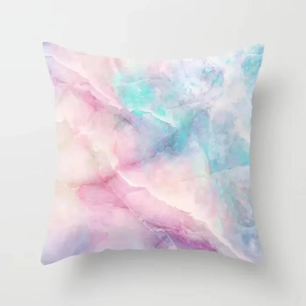 Home Decor Colorful Clouds Patterned Decorative Pillow Covers Pattern Cushion Cover Suitable for Sofa Bedroom Car Pillow Cover