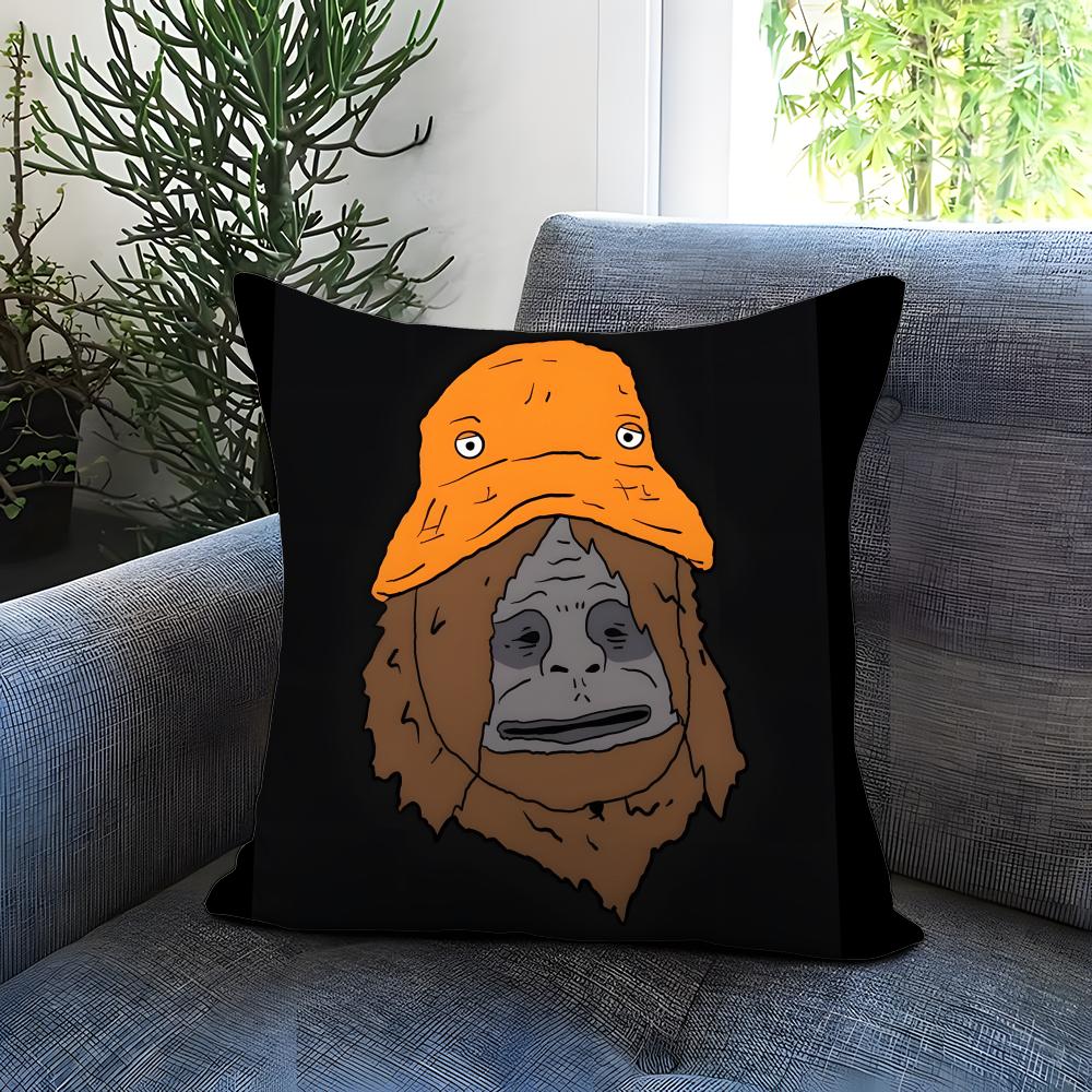 S-Sassy the SasquatchS Cushion Cover Comfortable Reversible Pillow Cover Ideal for Car Sofa Bedroom & Beyond