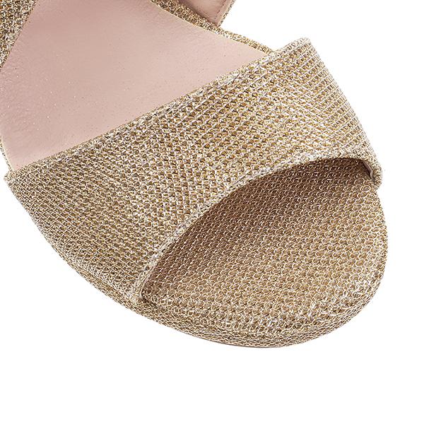 Gold Silver Women Sandals High Heel Small Big Size 32 46