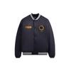 Kith Pentru X-Men Cyclops Satin Bomber Jacket Ink Unisex Outerwear Negru KHM010321-432