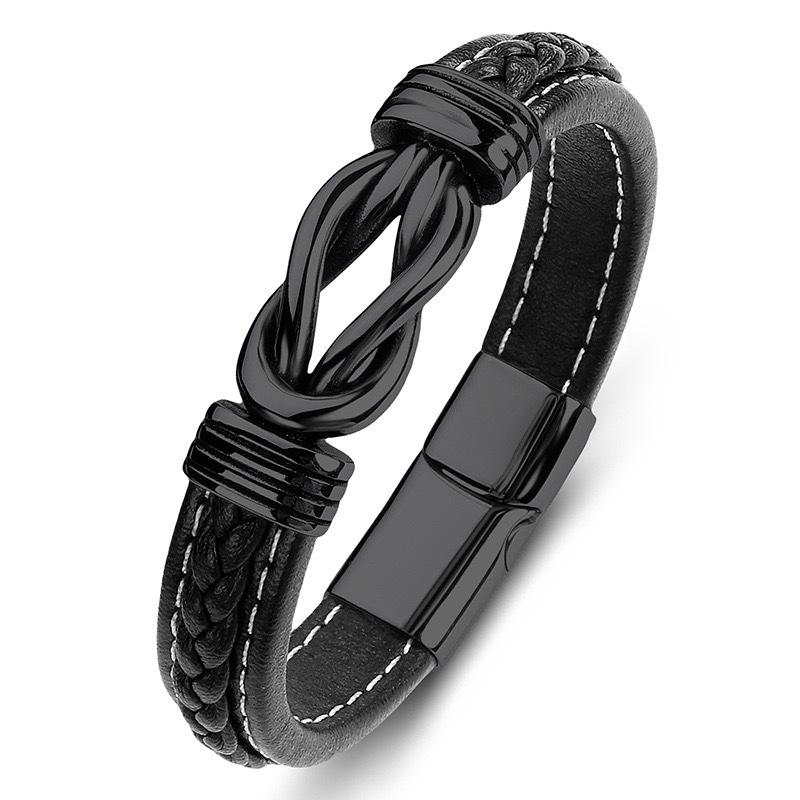 Edelstahlarmbänder Für meinen Sohn Geschenk von Mama Lederarmband Für immer verbunden Für Jungen Kinder Geburtstagsparty Weihnachtsgeschenk
