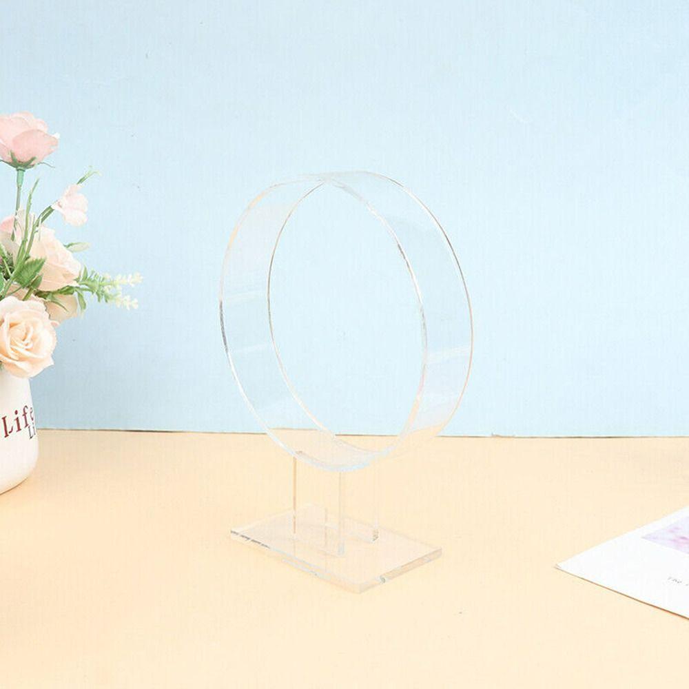 Transparenter/schwarzer Haarband-Ausstellungsständer, Acryl-Kopfbedeckungs-Aufbewahrungsregal, Stirnband-Halter, Haarband