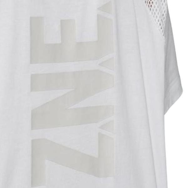 Adidas Solid Color Round Neck Sports Short Sleeve T-Shirt Women Tops White EJ8740