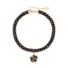 Unique Gothic Black Choker Necklace For Women With Floral Rose And Heart Design