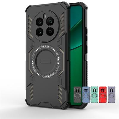 For Realme 12 Plus Case For Realme 12 Plus 5G Anti-knock Magnetic Adsorption Wireless Charge Back Cover For Realme 12 Plus Case